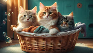 Laundry Cats - Exclusive Art