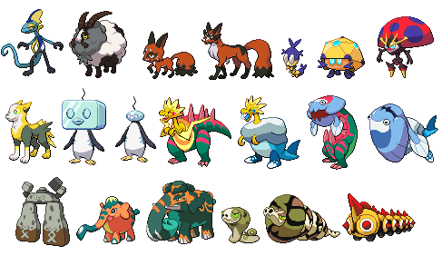 Pokemon Sword and Shield Sprites (WIP)