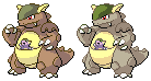 Kangaskhan Sprite by KingOfThe-X-Roads