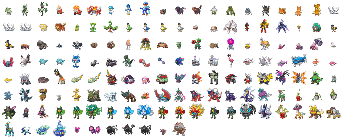 Gen 9 Sprites - Pokemon Scarlet and Violet