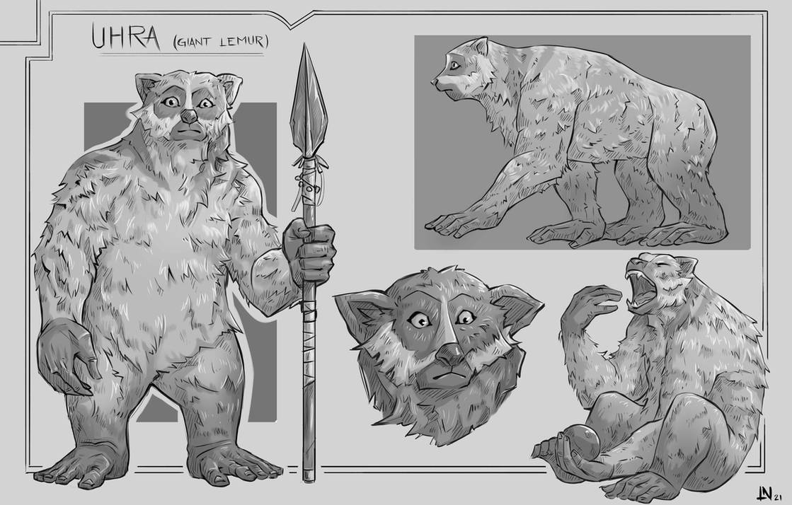 Baca Creature Uhra (Creature commission) by calvinhobbesholmes on DeviantArt