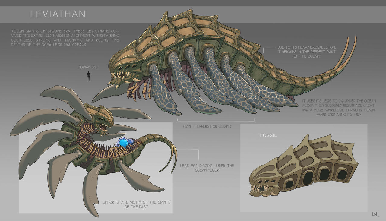 Leviathan (commissioned piece) by calvinhobbesholmes on DeviantArt