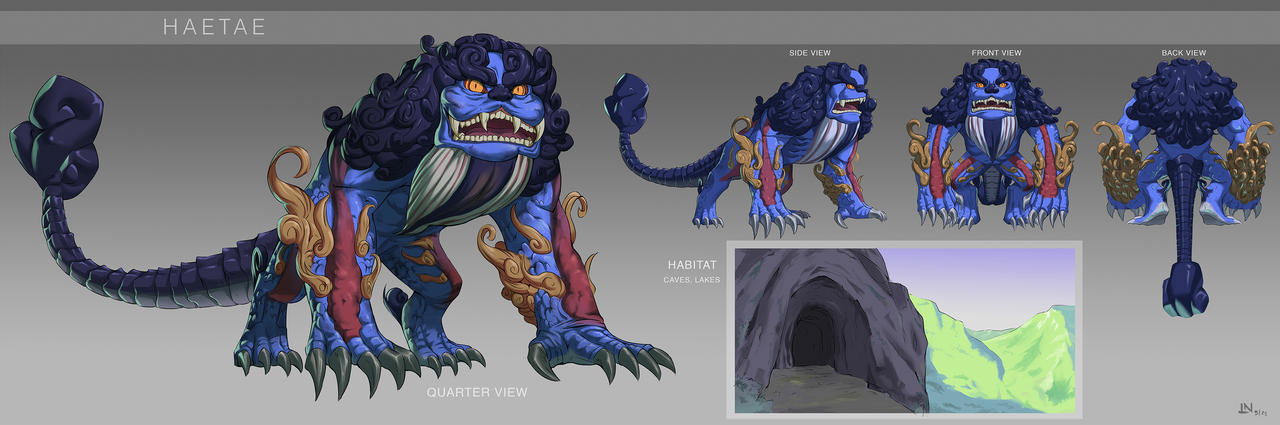 Haetae by calvinhobbesholmes on DeviantArt