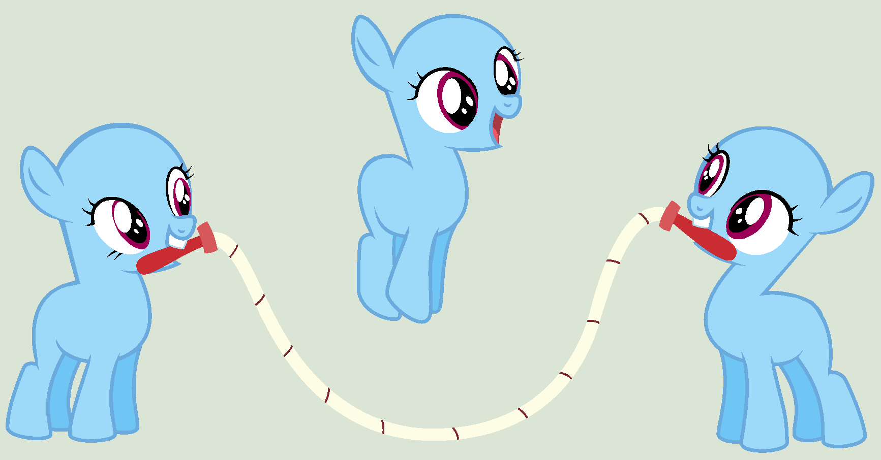 MLP Base - Jump rope! by TheTeChNoCaT on DeviantArt