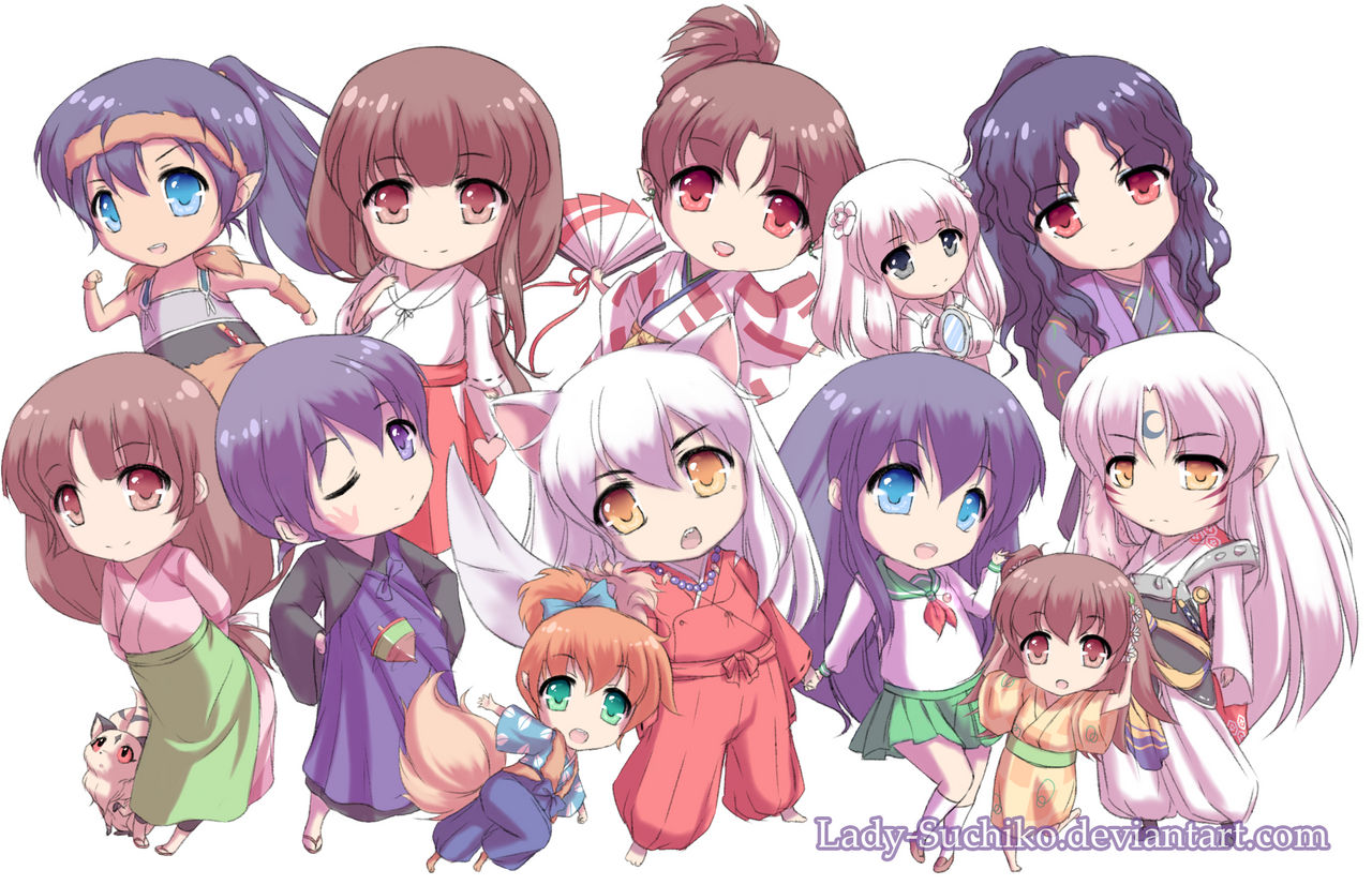 InuYasha Chibi Collection by Lady-Suchiko