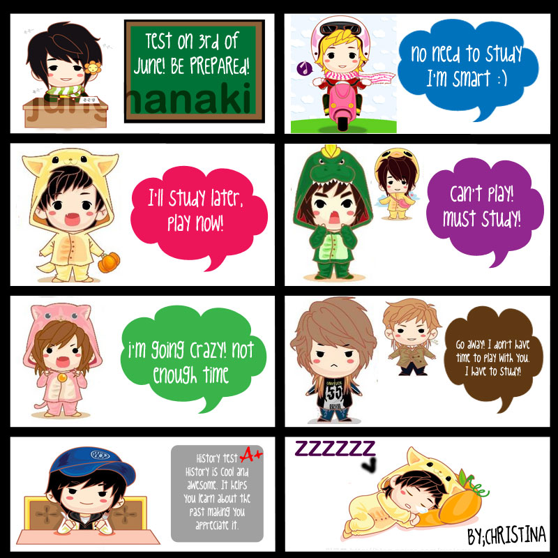 SUJU SCHOOL COMIC