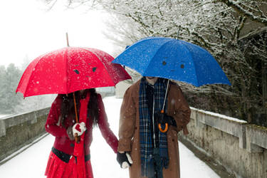 Snow Umbrellas