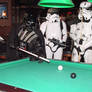 Darth Vader Playing Pool