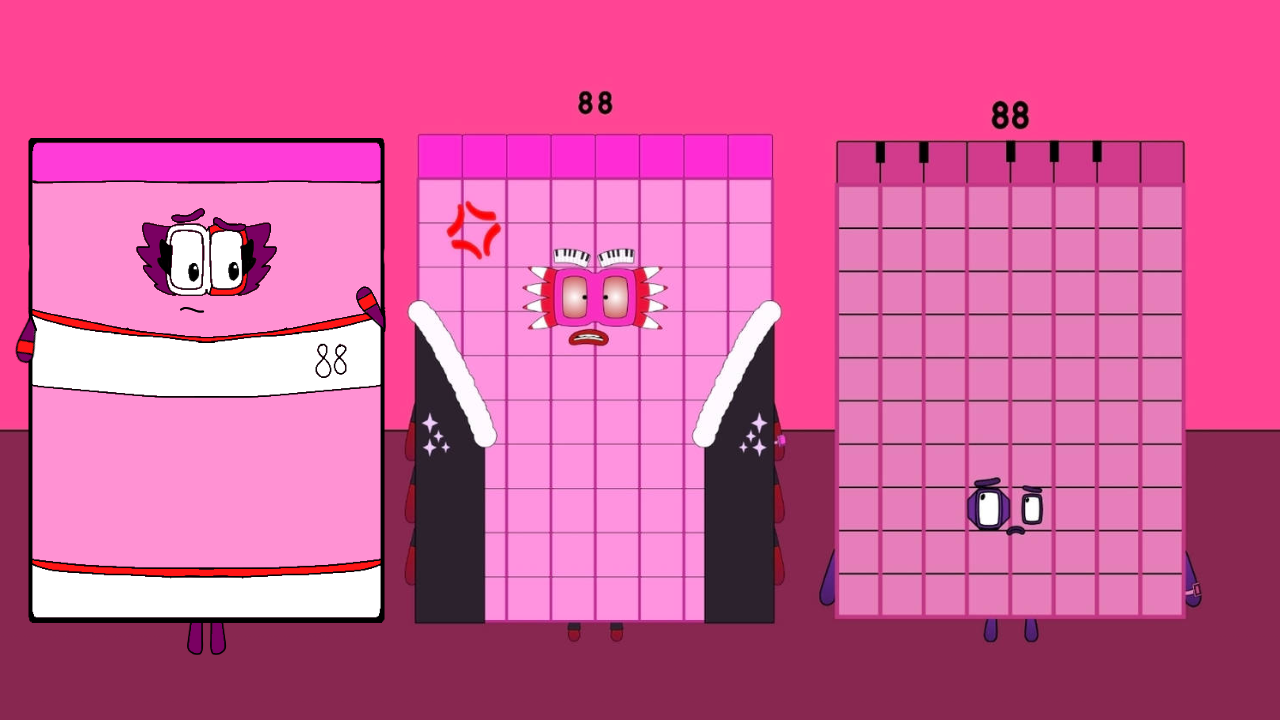 Numberblocks 880 Numberblocks (88 angry vs you 88 and my 88) by jaydenpbroussard on ...