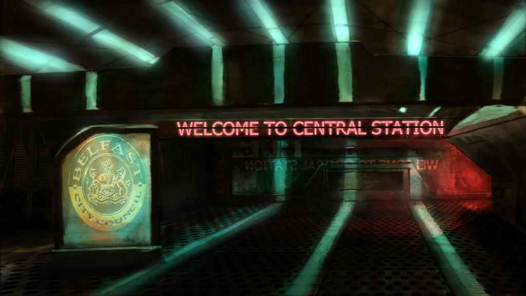 welcome to central station 'entrance'