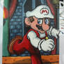 FIRE MARIO Acrylics