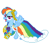 Rainbow Dash Gala Pixel