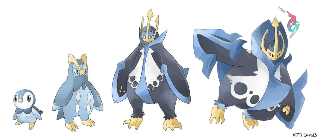 wallpapers Mega Empoleon Concept concept design mega empoleon by