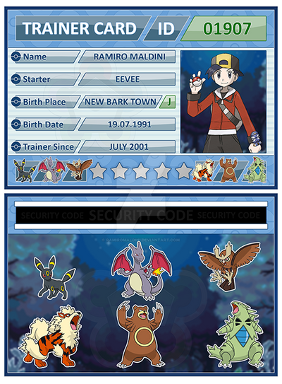 Pokemon Trainer Card NEW by RamiroMaldini on DeviantArt