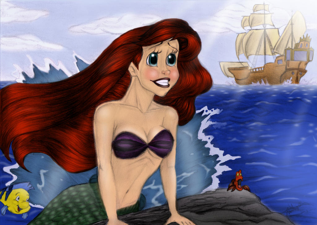 Little Mermaid Painted