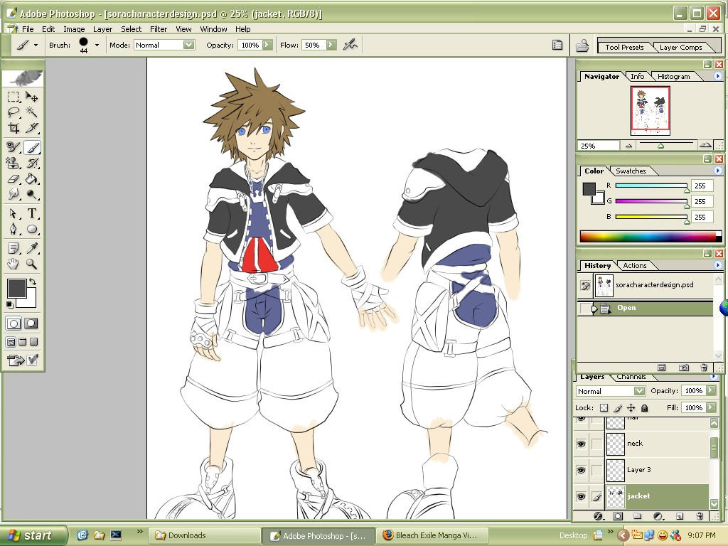 Sora character design sheet by KannyL on DeviantArt
