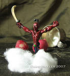 djinn with radishes by BingoLittle
