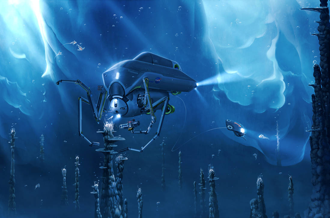 Icy Moons Probe by Abiogenisis