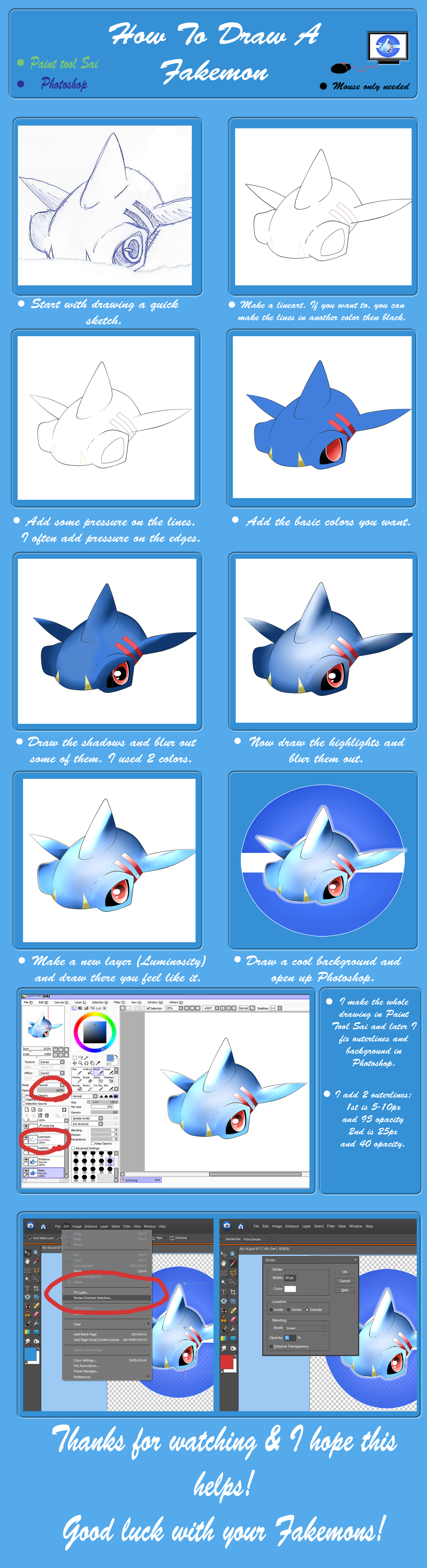 Fakemon Tutorial Tutorial Fakemon by Axouldier on DeviantArt