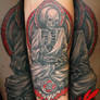 Skeleton Mumified Monk Buddah Lotus Jacie Rabbit