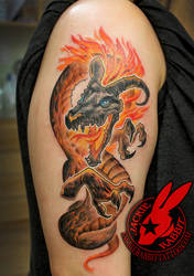 zelda volvagia Dragon Gamer Tattoo Jackie Rabbit