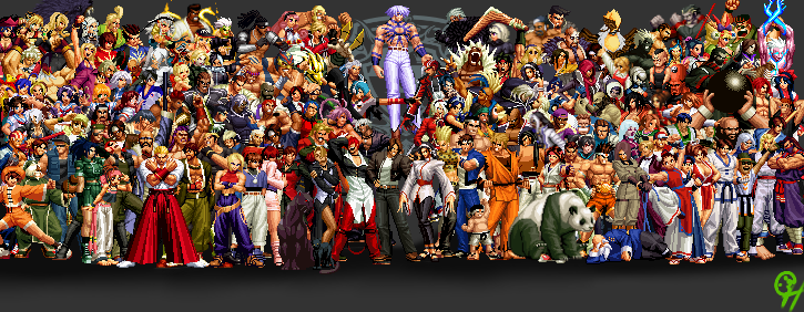 KOF Poster All Characters by Ayuzuto999 on DeviantArt