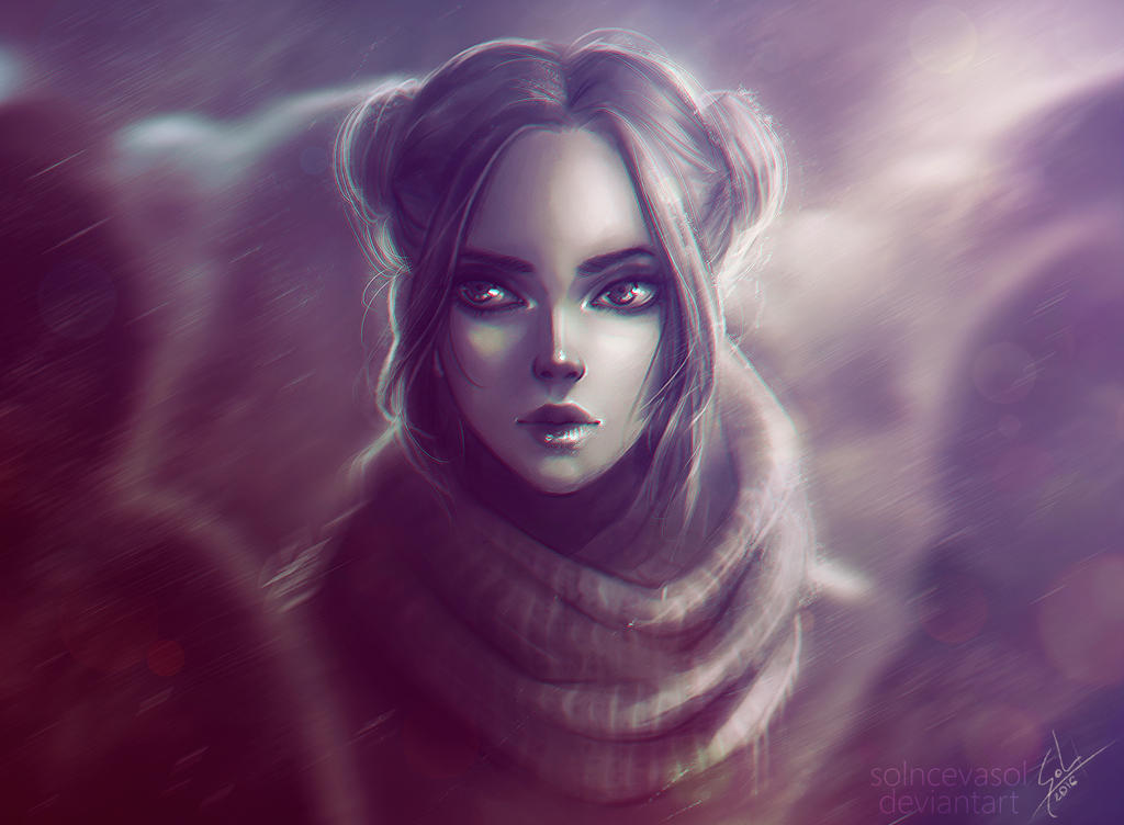 Girl in city by SolncevaSol Girl in city by SolncevaSol