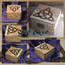 Pyrography Triskle Runes Box