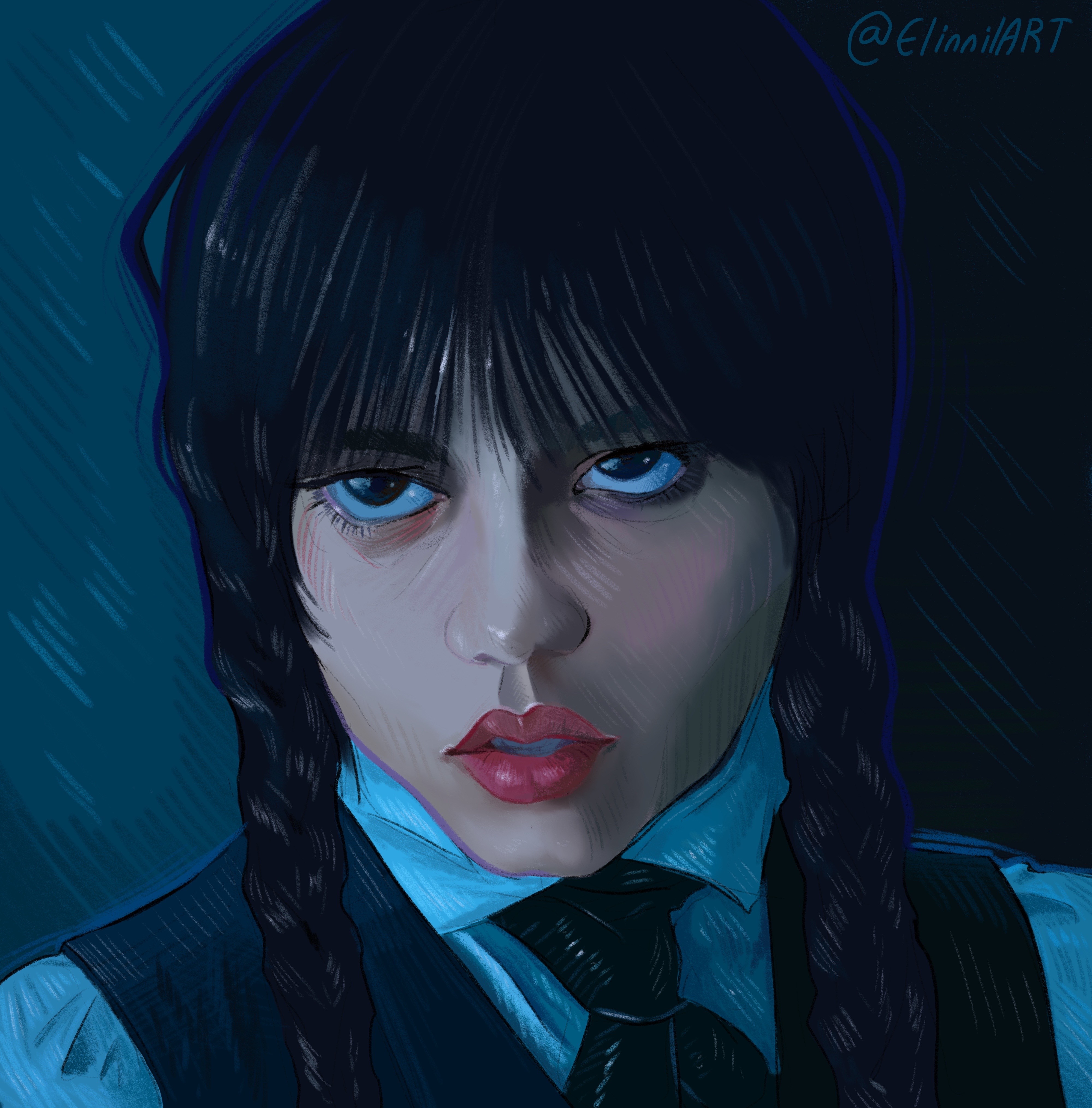 Wednesday Deviantart Wednesday Addams by ElinnilART on DeviantArt