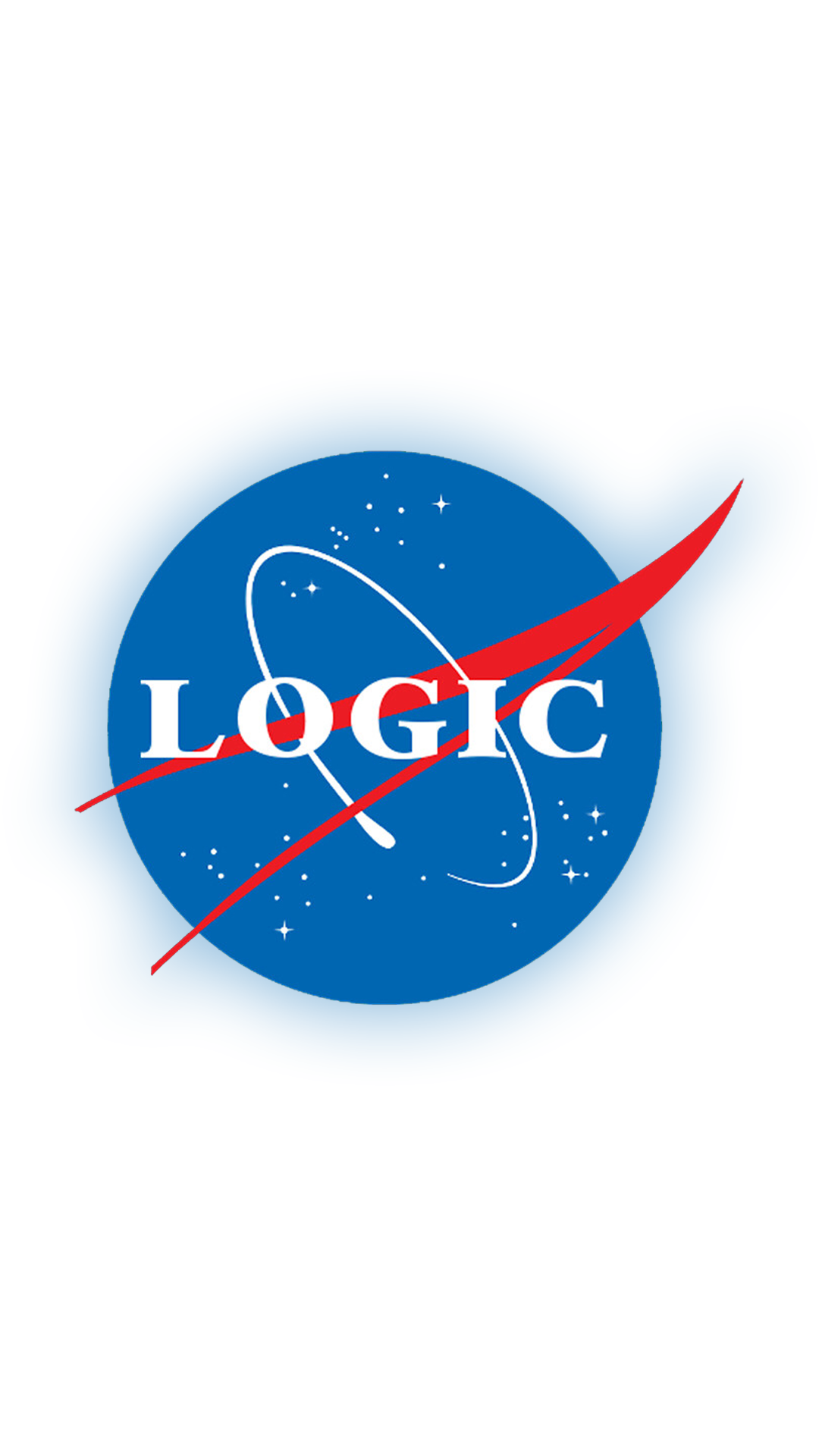 Logic NASA Style Logo Wallpaper (Mobile Size) by HalukAliev on DeviantArt