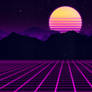 Outrun/Retrowave Wallpaper 4K