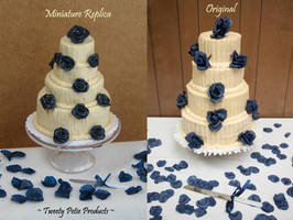 Miniature Wedding Cake Replica