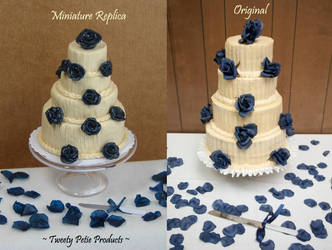 Miniature Wedding Cake Replica
