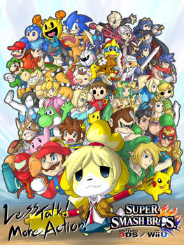 SUPER SMASH BROS for 3DS!