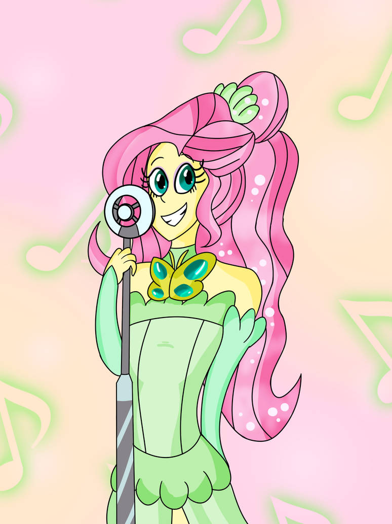Performing Fluttershy (Merch Available) by Ajustice90