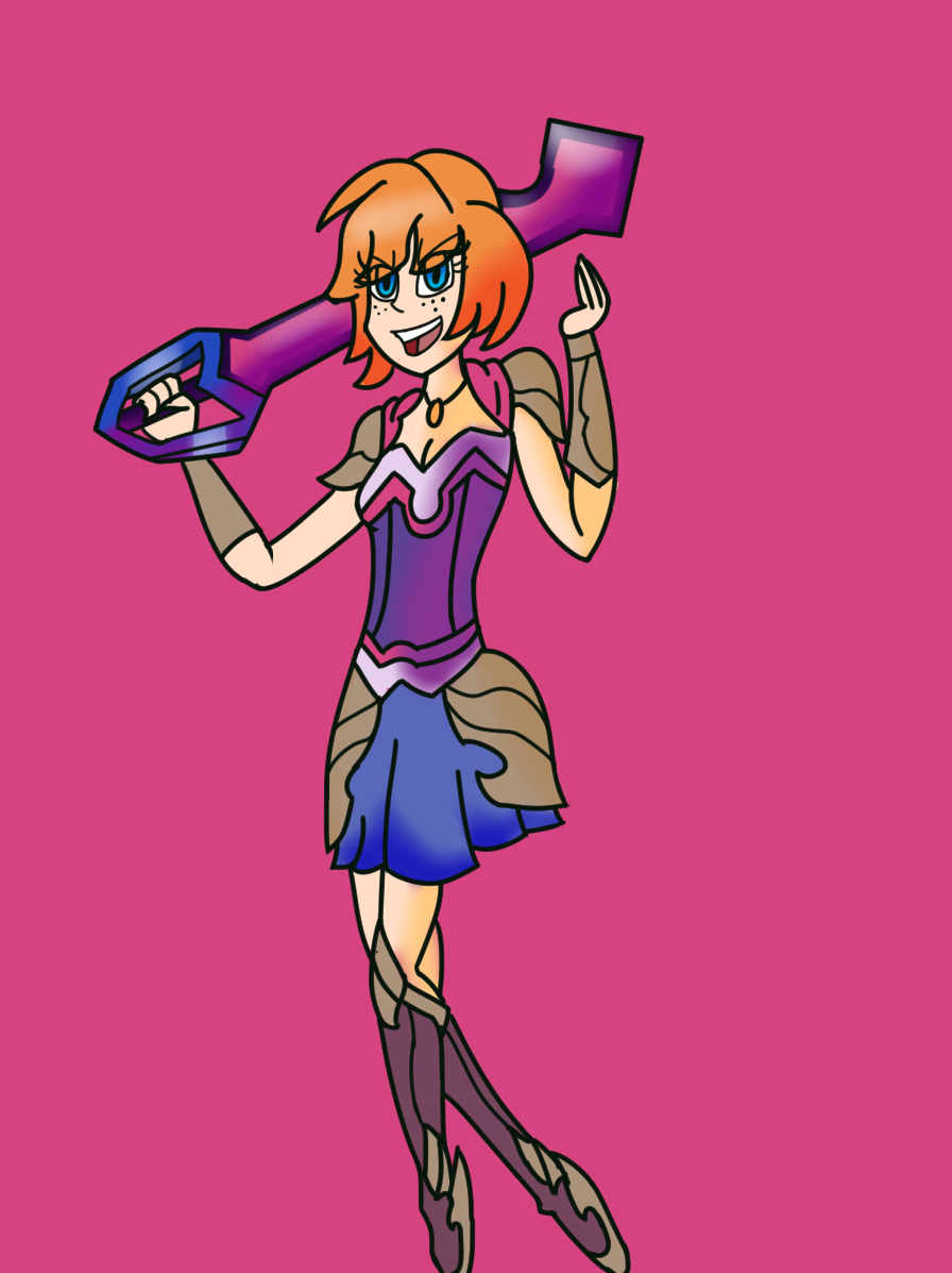 KH Character - Summer by Ajustice90