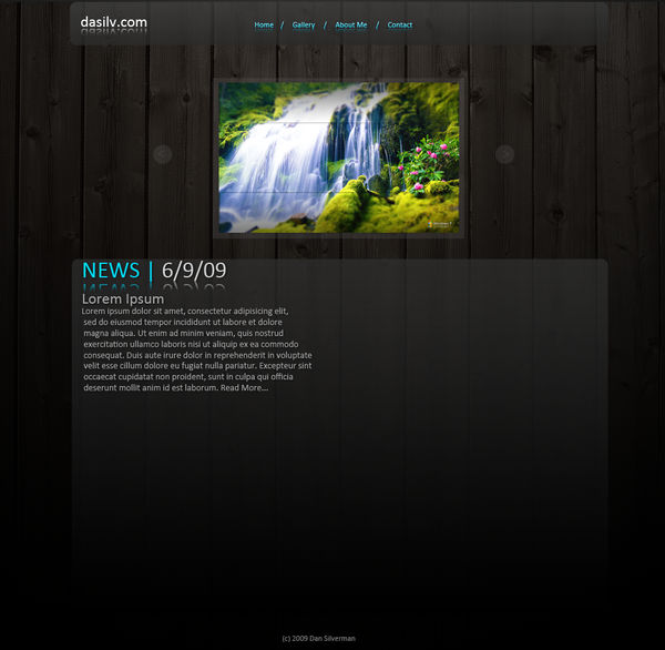 Website Design draft by dasilv on DeviantArt
