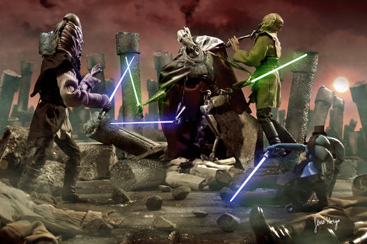 Grievous battle scene