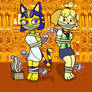 Ankha does isabelle a favor