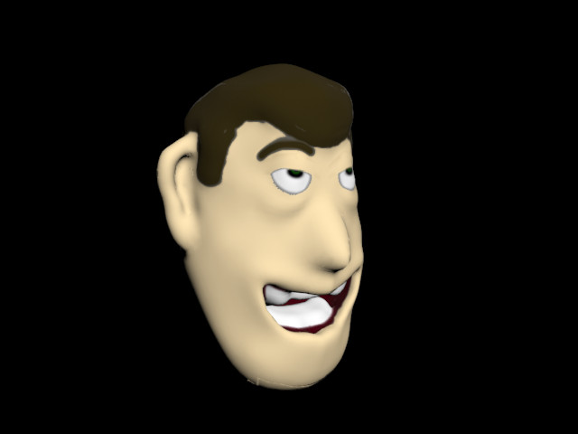 Creepy as all Hell Woody from Toy Story's Face 3D