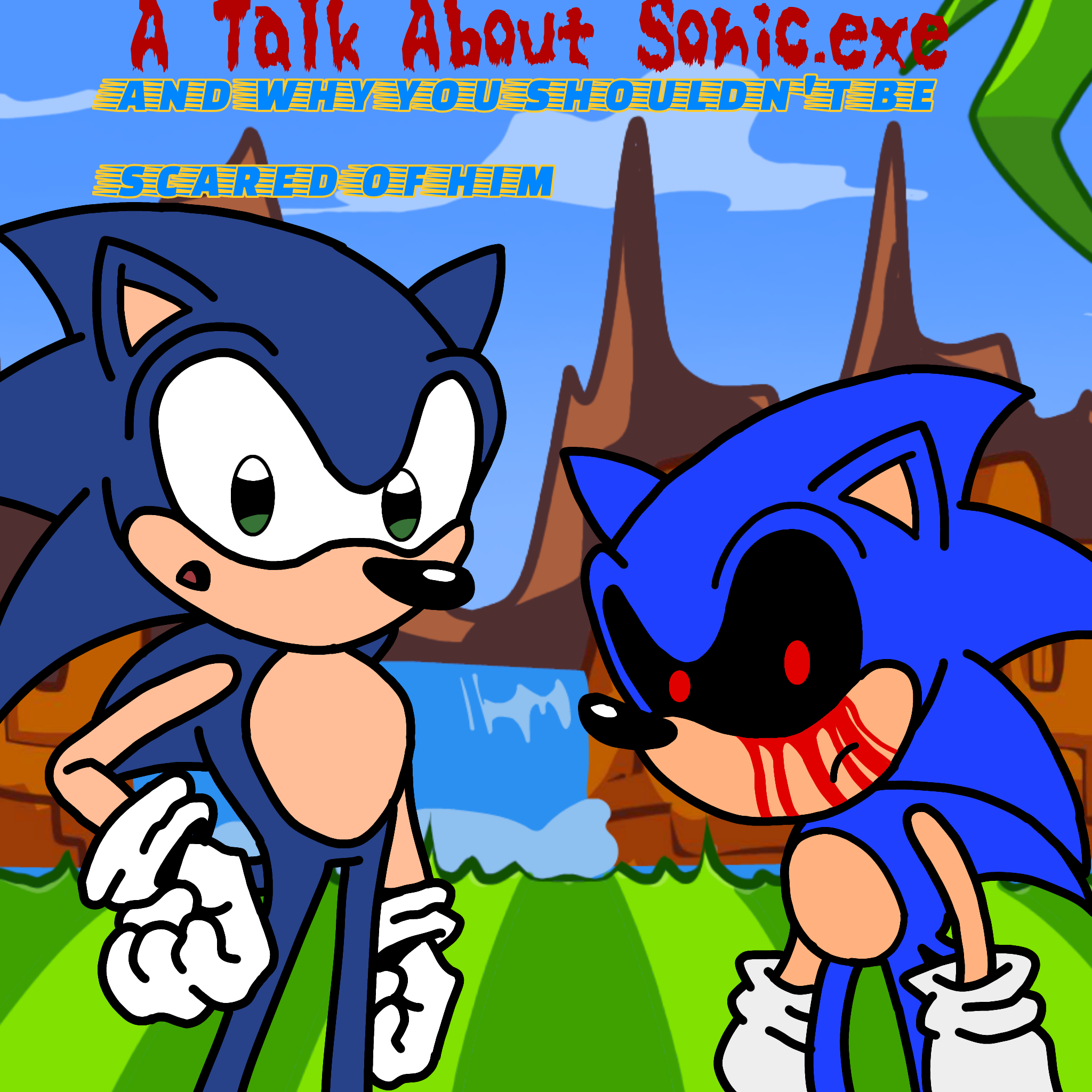 Toonfan91 on X: Here's what I've been using for my Twitter banner since  the start of October. All I'll say about it is, if Sonic.EXE was in  #FNAF4, the game would be