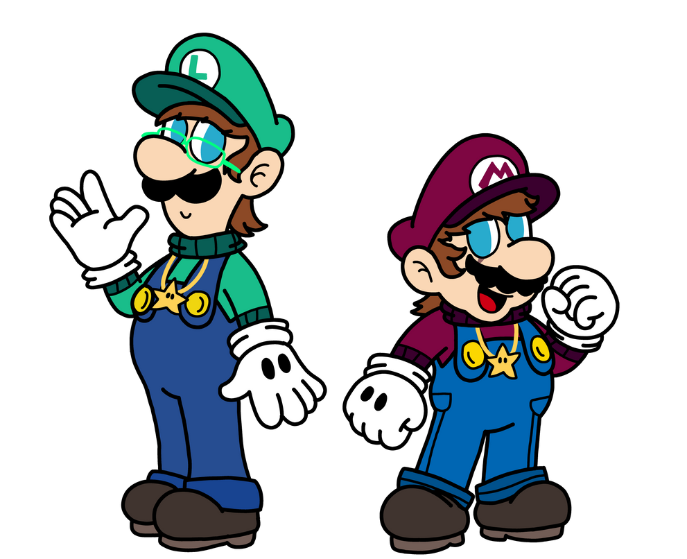 Mario Custom Design The Mario Bros my AU designs :D by SEKittentail2008 on DeviantArt