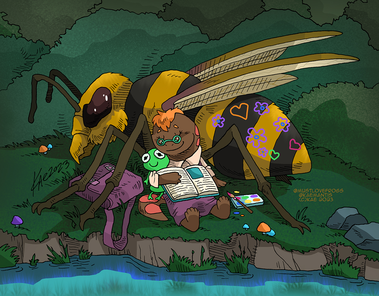 Bee Deviantart Style The Bees Envy Me by MustLoveFrogs on DeviantArt