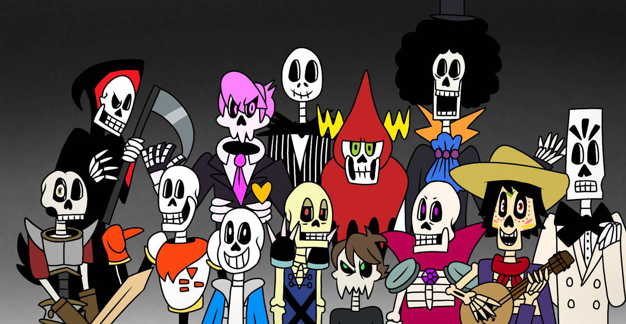 Skeleton Face Names Skeleton Characters by PrisSnowmanSeal123 on DeviantArt