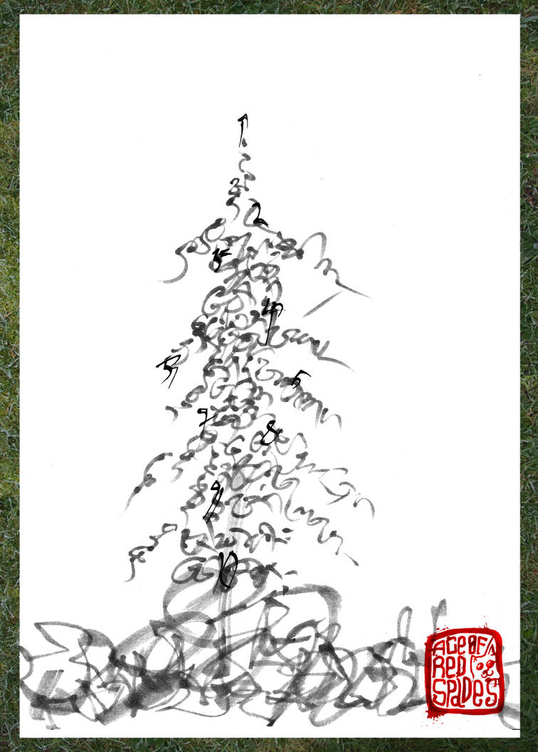 Tree Lettering Calligraphy :Tree:calligraphy by Ace0fredspades on DeviantArt