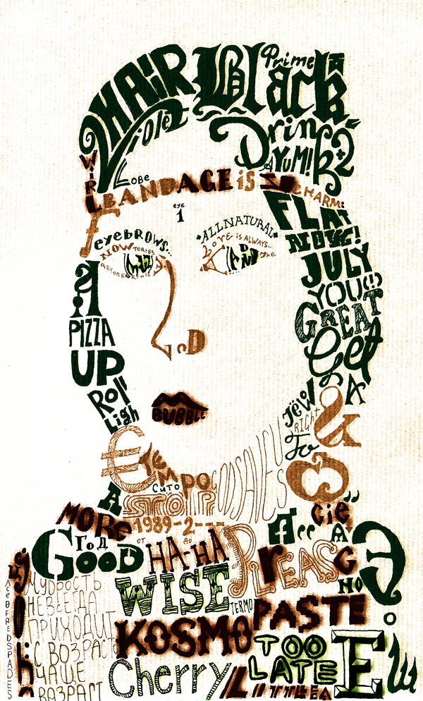 Lettering Portrait