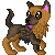 FREE Chibi German Shepherd Icon