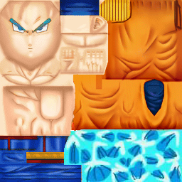 Goku super Saiyan blue Edit Texture Tag Team by Pulga212 on DeviantArt