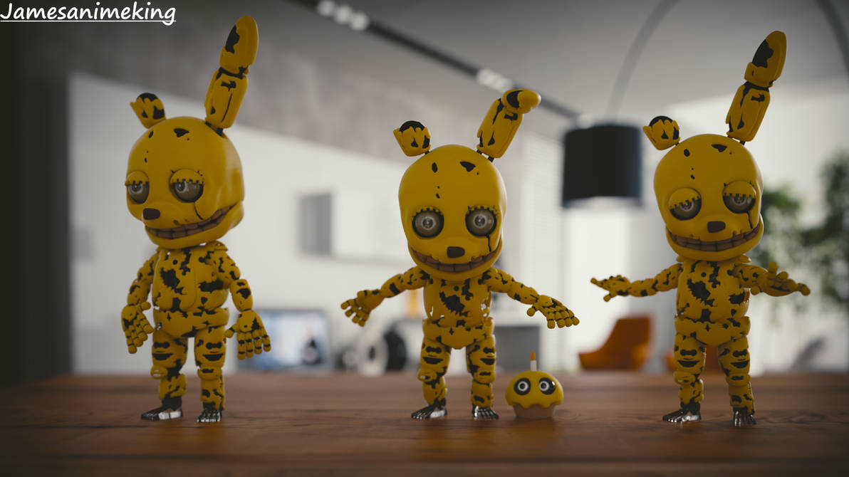 Mini Springtrap Name Fnaf Mini-Figure: Mini Springtrap! by jamesanimeking on DeviantArt
