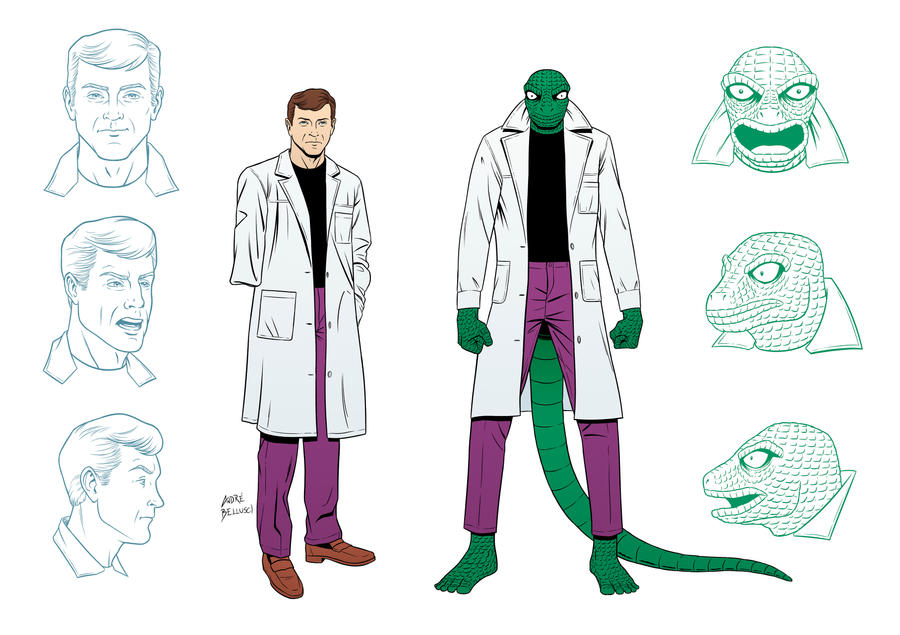 Dr. Curtis Connors/Lizard by AndreBellusci on DeviantArt